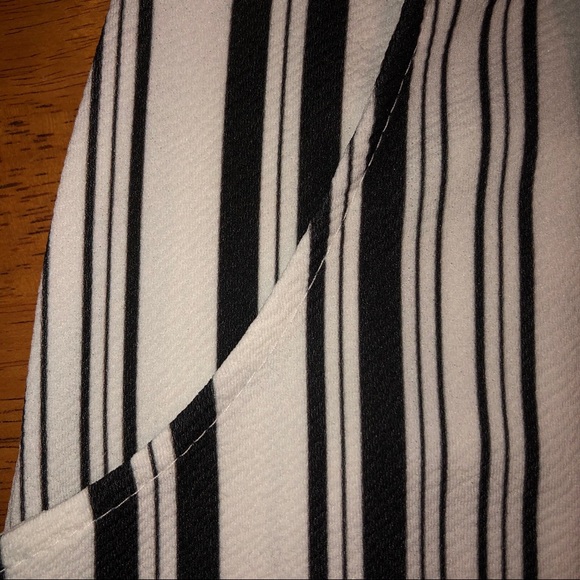 Black & White Belted Jumpsuit - Picture 6 of 6